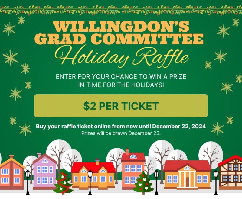 Holiday Raffle by Grad Committee