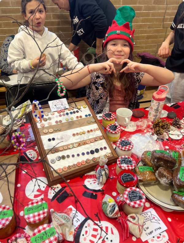 Molly, student maker, and her fabulous creations.