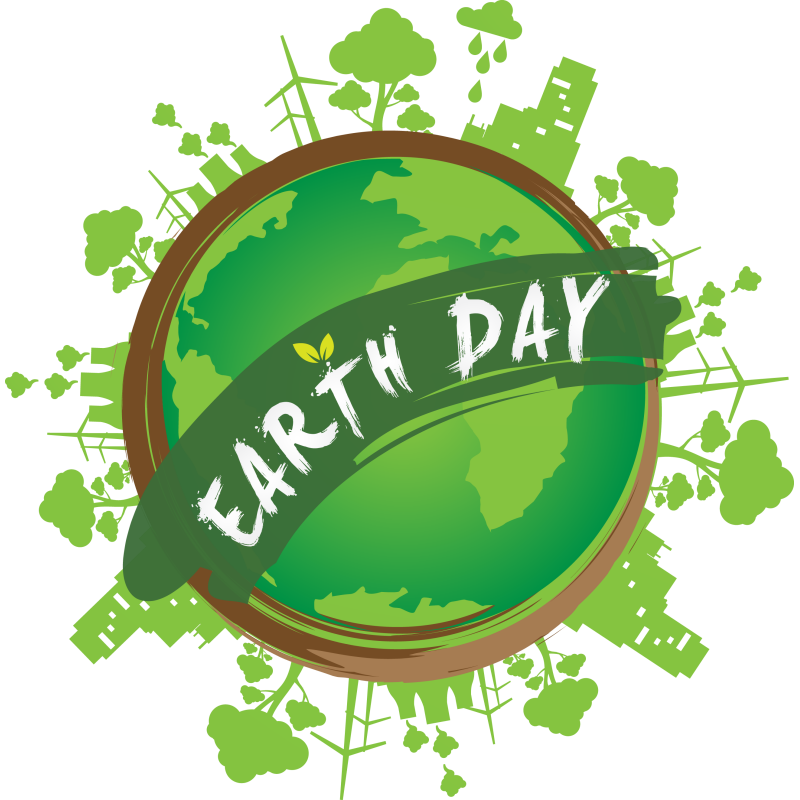 Earth Day green planet