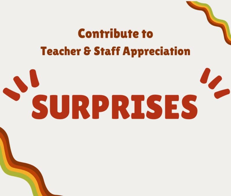 Teacher and Staff Appreciation Week