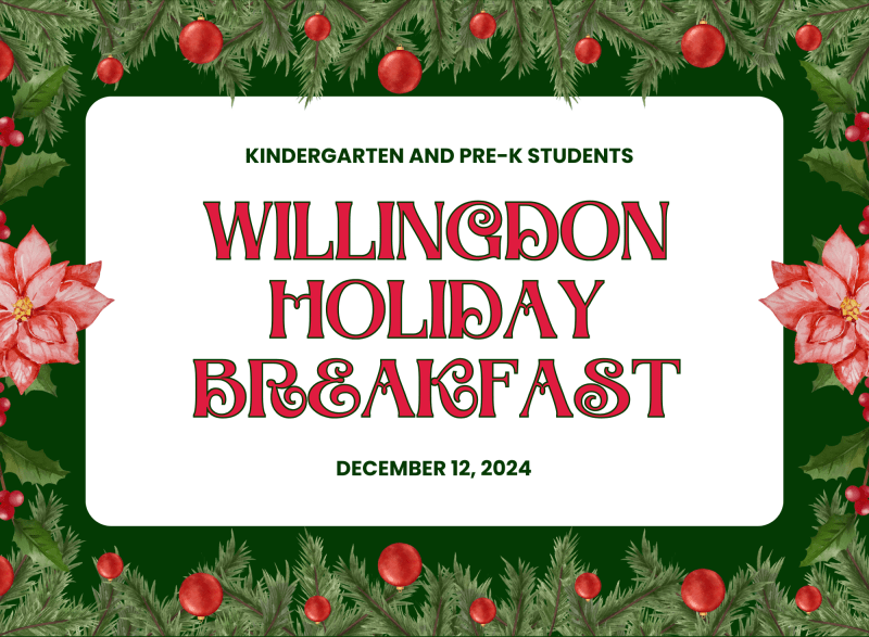 Kindergarten Holiday Breakfast