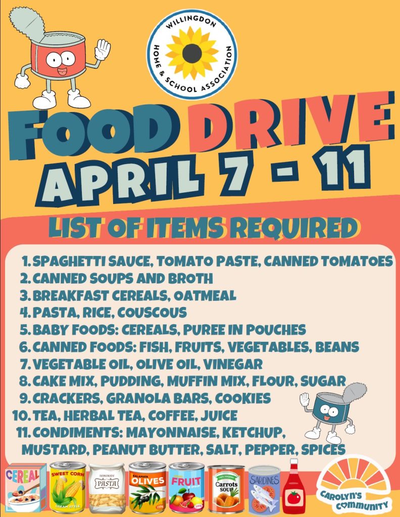Food Drive Apr 2025